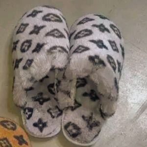 Luxury Designer Inspired Slippers Slides Sandal Furry Shoes